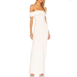 Lovers and friends Galleria Gown. White. Size small. Worn once!